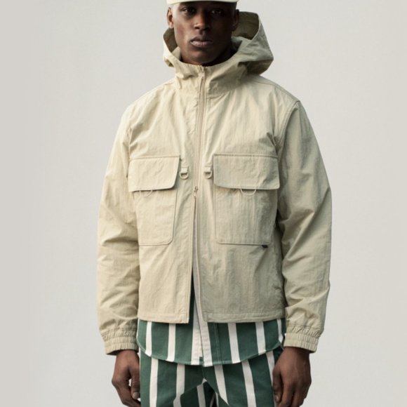 Aime Leon Dore Bold Stripe Short-sleeve Shirt size Medium Green - Picture 4 of 4